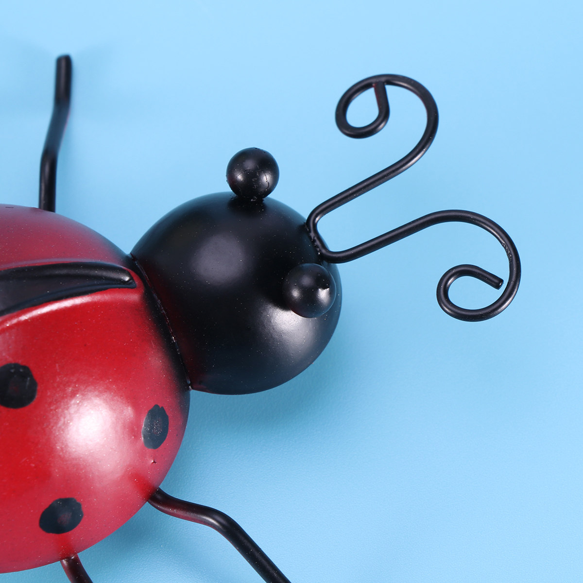 Art Craft Ladybug - งานศิลปะติดผนังรูปเต่าทอง 3 ชิ้น ทำจากเหล็ก ตกแต่งสวน งานฝีมือติดผนัง