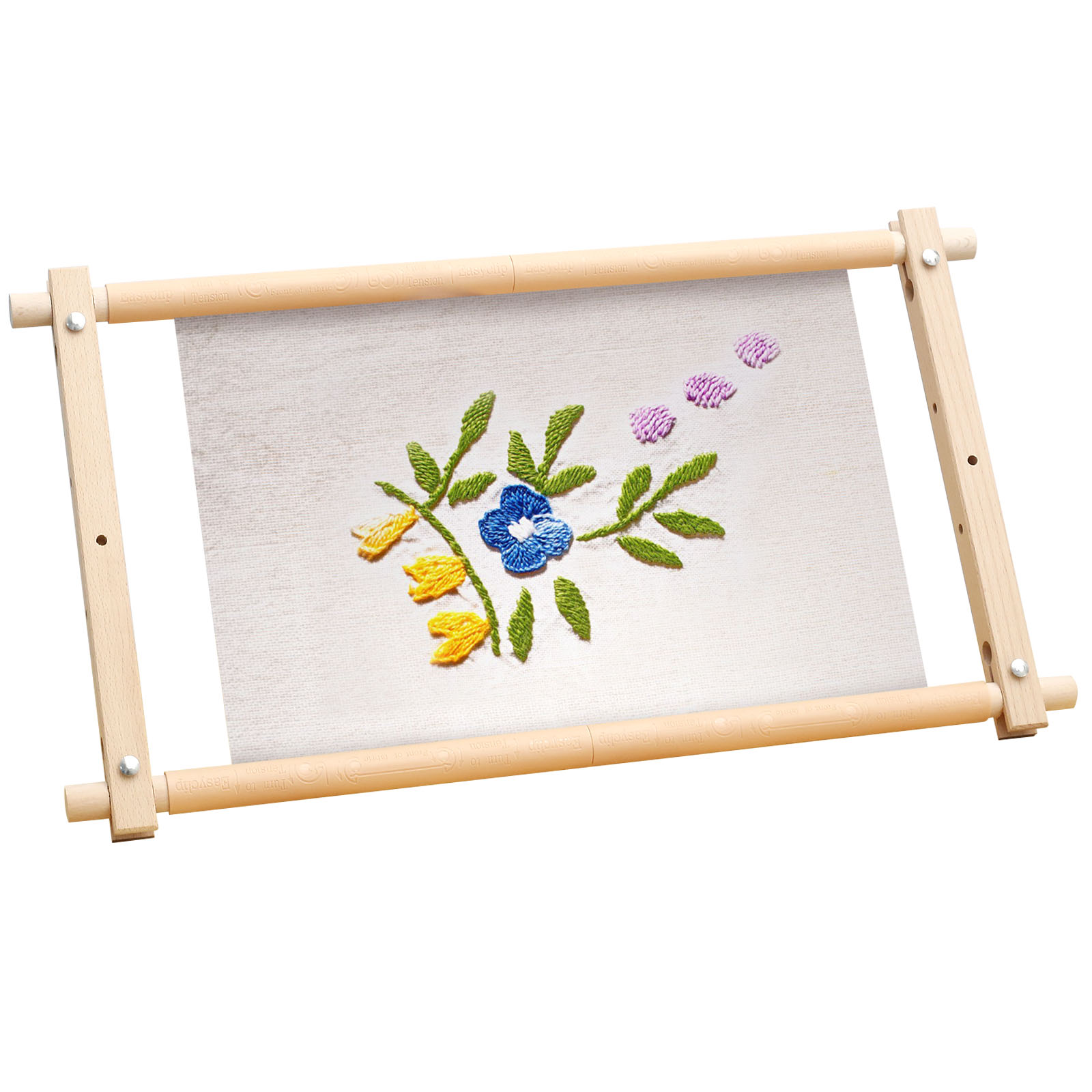 Loom Weaving Frame - กรอบไม้บีชสำหรับงานปักผ้า งานปักครอสติช พร้อมที่เก็บเข็ม