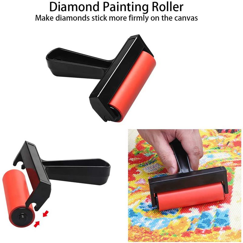 ชุดลูกกลิ้งทาสีเพชร 5D ใหม่ อุ - Diamond Painting Kit บทวิจารณ์และราคา