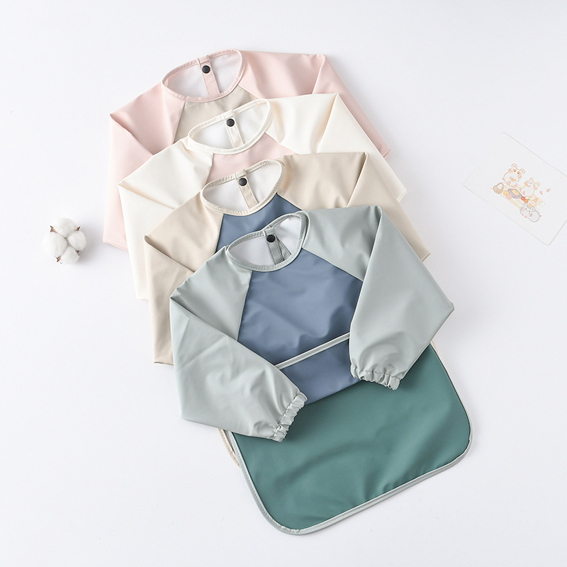 เด็กทารกแขนยาว PU Bibs เด็กศิล - Art Craft Easy บทวิจารณ์และราคา