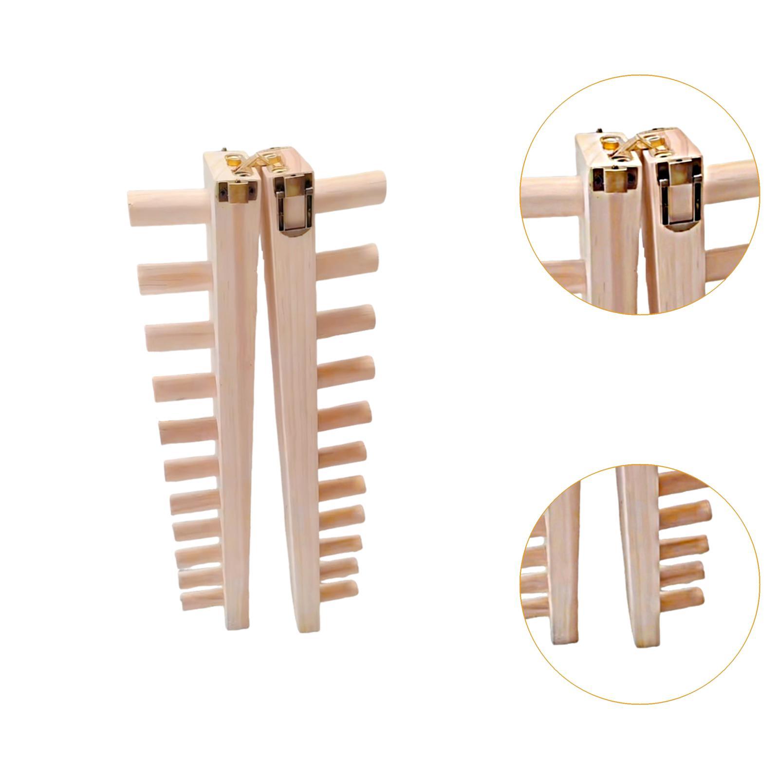 ผ้าห่มหนา โครงถักไม้สีธรรมชาติ - Loom Weaving Frame บทวิจารณ์และราคา
