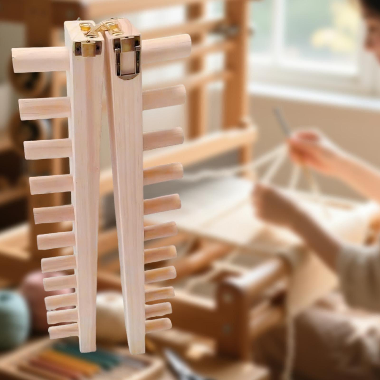 ผ้าห่มหนา โครงถักไม้สีธรรมชาติ - Loom Weaving Frame บทวิจารณ์และราคา