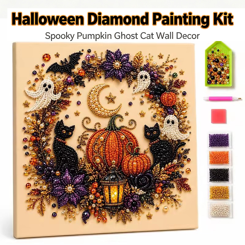 ชุดงานศิลปะไข่มุกผีฮาโลวีนสำหร - Art Craft Animals บทวิจารณ์และราคา