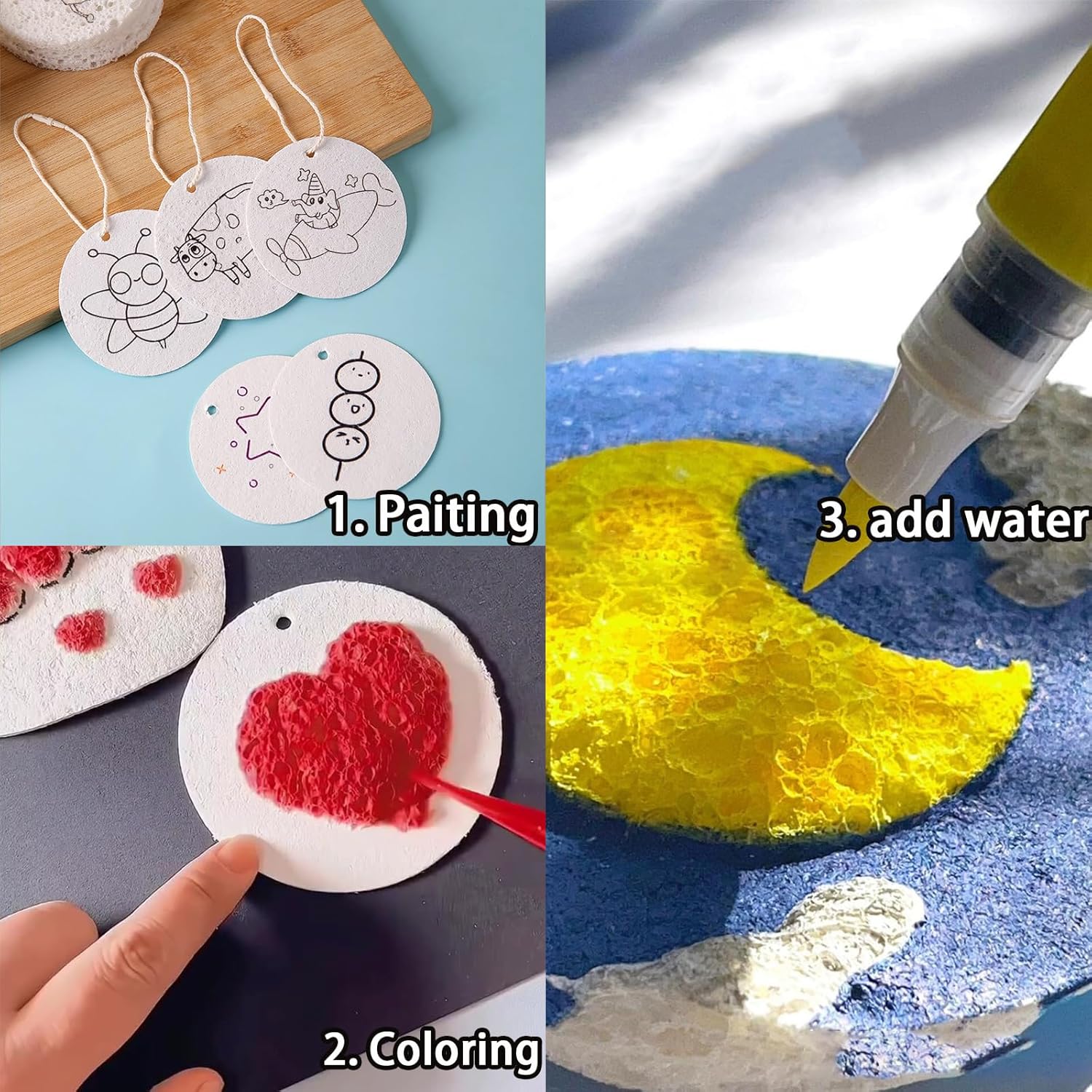 ชุดกระดาษวาดภาพพื้นผิวโฟมนูน 3 - Art Craft Toys บทวิจารณ์และราคา