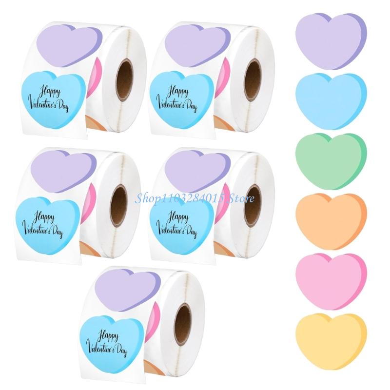 R6FF 2500ชิ้นคละสีสติกเกอร์รูป - Art And Craft Valentine บทวิจารณ์และราคา