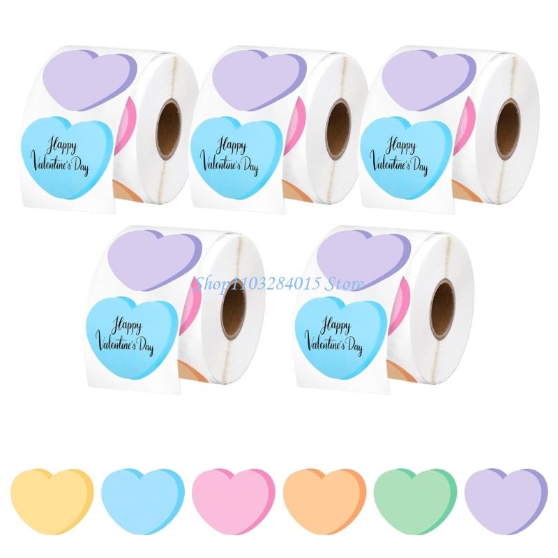 R6FF 2500ชิ้นคละสีสติกเกอร์รูป - Art And Craft Valentine บทวิจารณ์และราคา