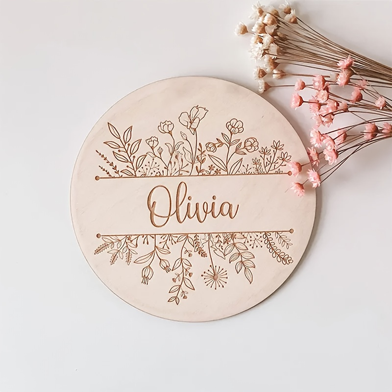 ป้ายชื่อสลักลายดอกไม้แบบส่วนตั - Art Craft Christmas บทวิจารณ์และราคา