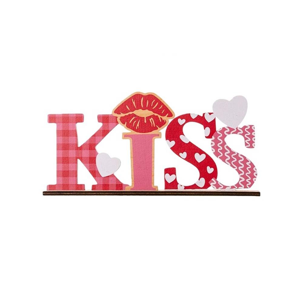 ของตกแต่งรูปหัวใจไม้แกะสลักด้ว - Art And Craft Valentine บทวิจารณ์และราคา