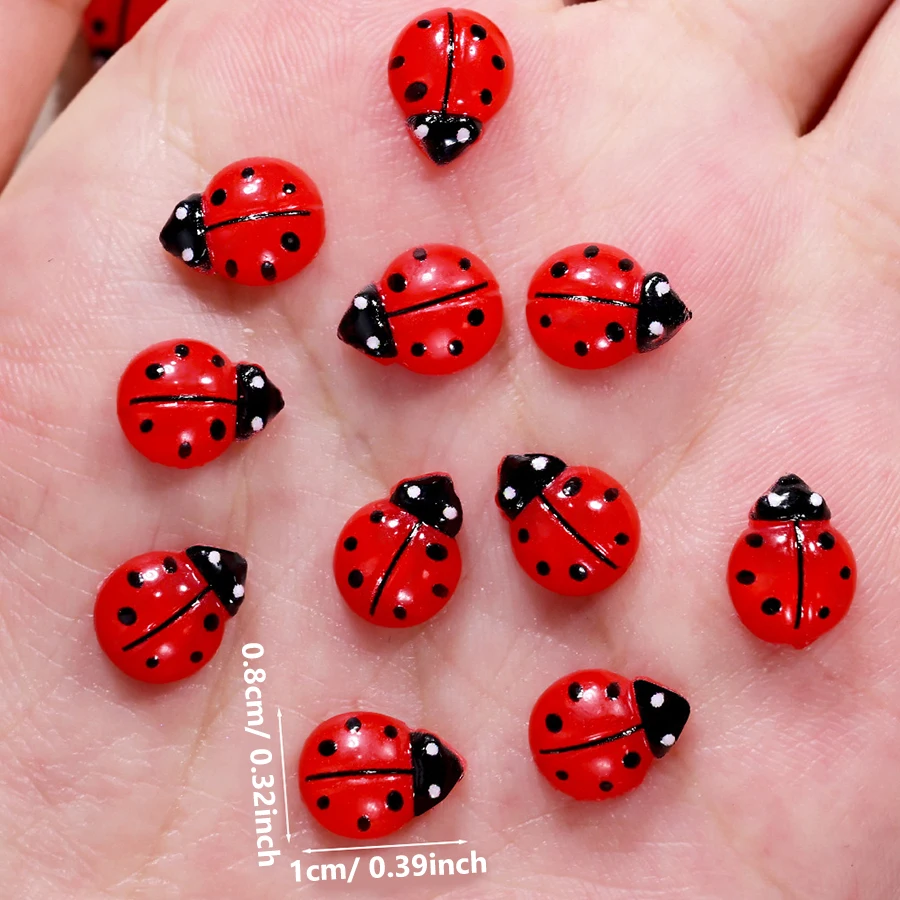 ชาร์มตกแต่งเล็บเรซิ่นรูปอุ้งเท - Art Craft Ladybug บทวิจารณ์และราคา