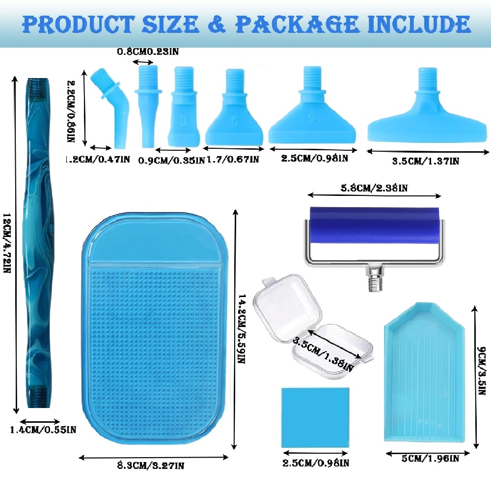 ชุดเครื่องมือทำภาพเพชร DIY ประ - Diamond Painting Kit บทวิจารณ์และราคา