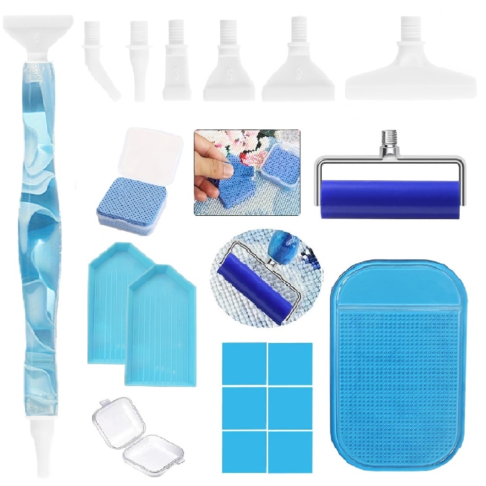 ชุดเครื่องมือทำภาพเพชร DIY ประ - Diamond Painting Kit บทวิจารณ์และราคา