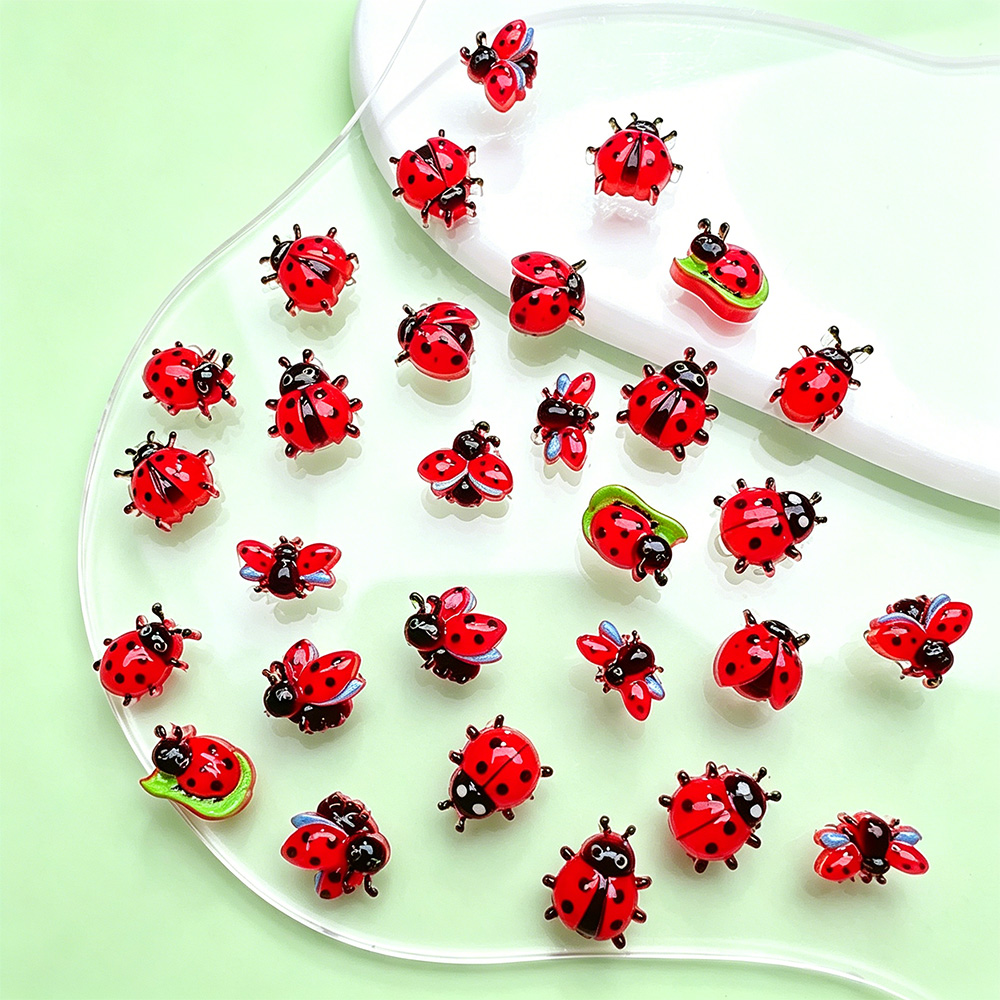 ชาร์มติดเล็บลายเต่าทองการ์ตูนน - Art Craft Ladybug บทวิจารณ์และราคา