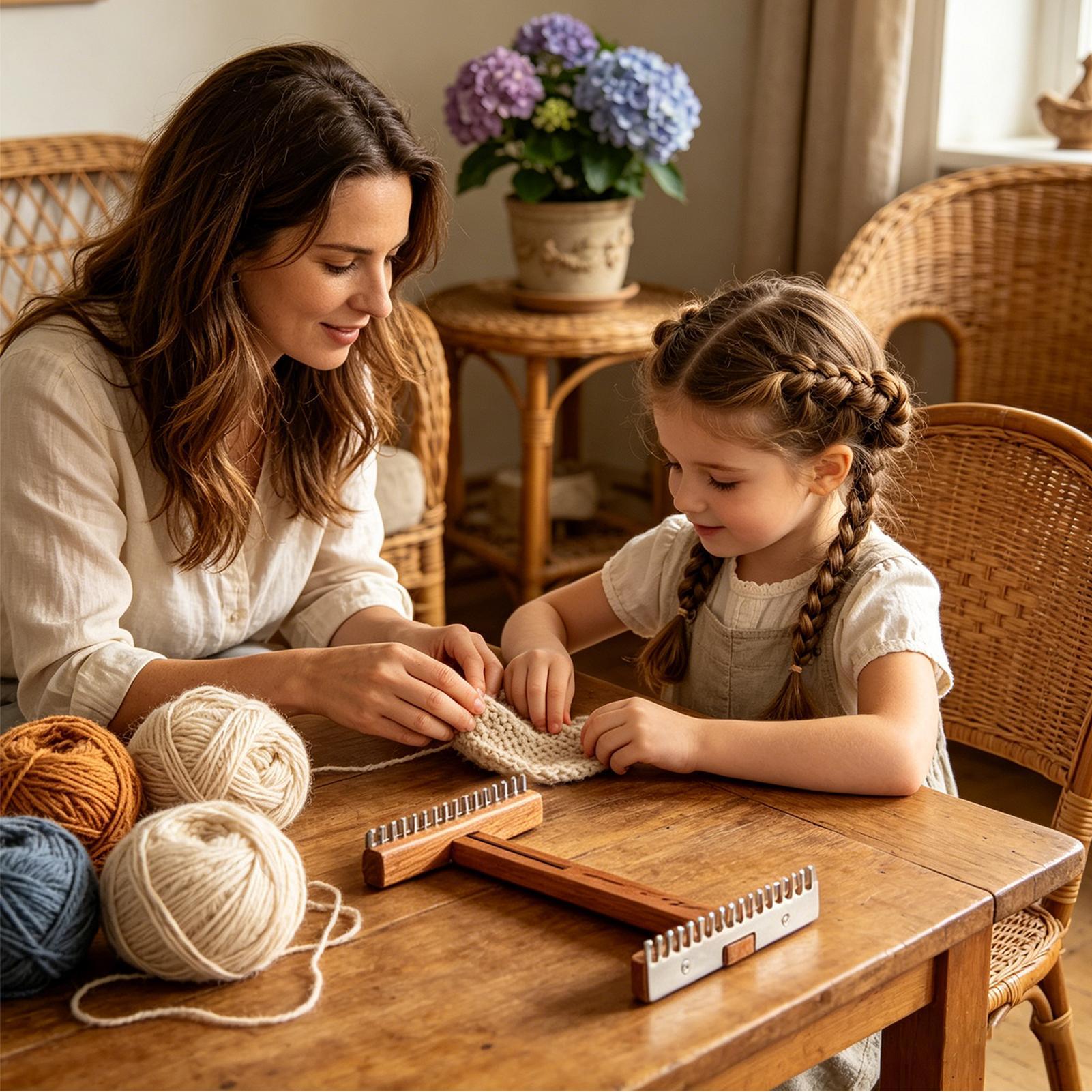 เครื่องทอผ้าแบบปรับได้ ทำจากไม - Loom Weaving Frame บทวิจารณ์และราคา