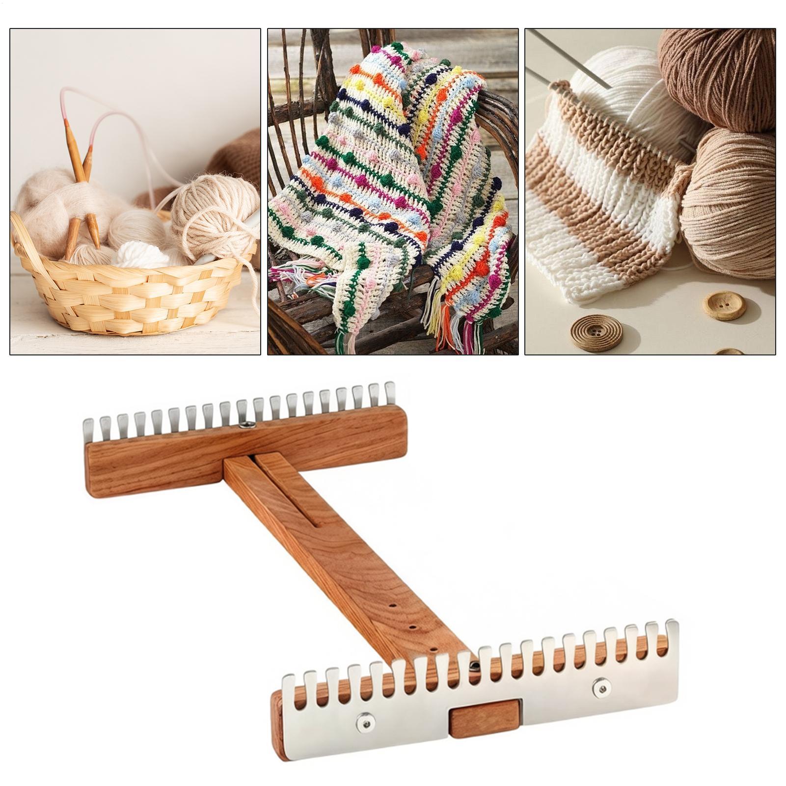 เครื่องทอผ้าแบบปรับได้ ทำจากไม - Loom Weaving Frame บทวิจารณ์และราคา