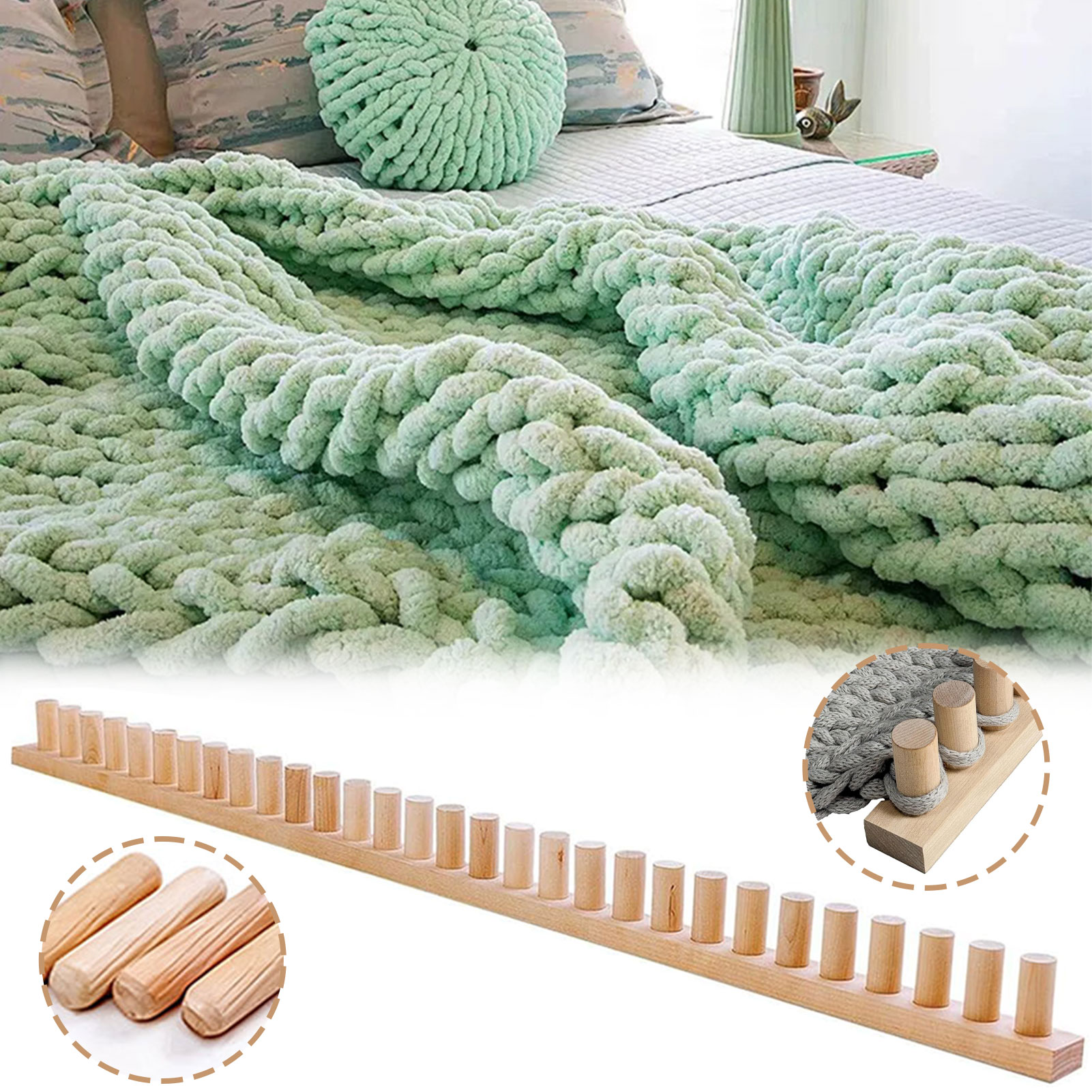 เครื่องทอผ้าแบบไม้,เครื่องทอผ้ - Loom Weaving Frame บทวิจารณ์และราคา