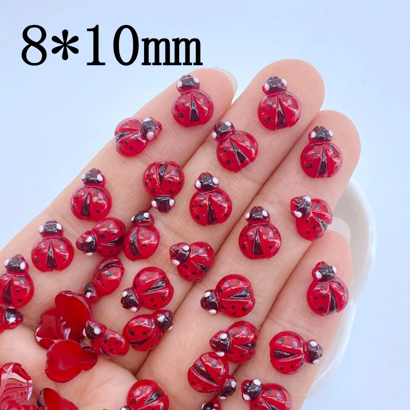 50 ชิ้นใหม่เล็บอุปกรณ์เสริมน่า - Art Craft Ladybug บทวิจารณ์และราคา
