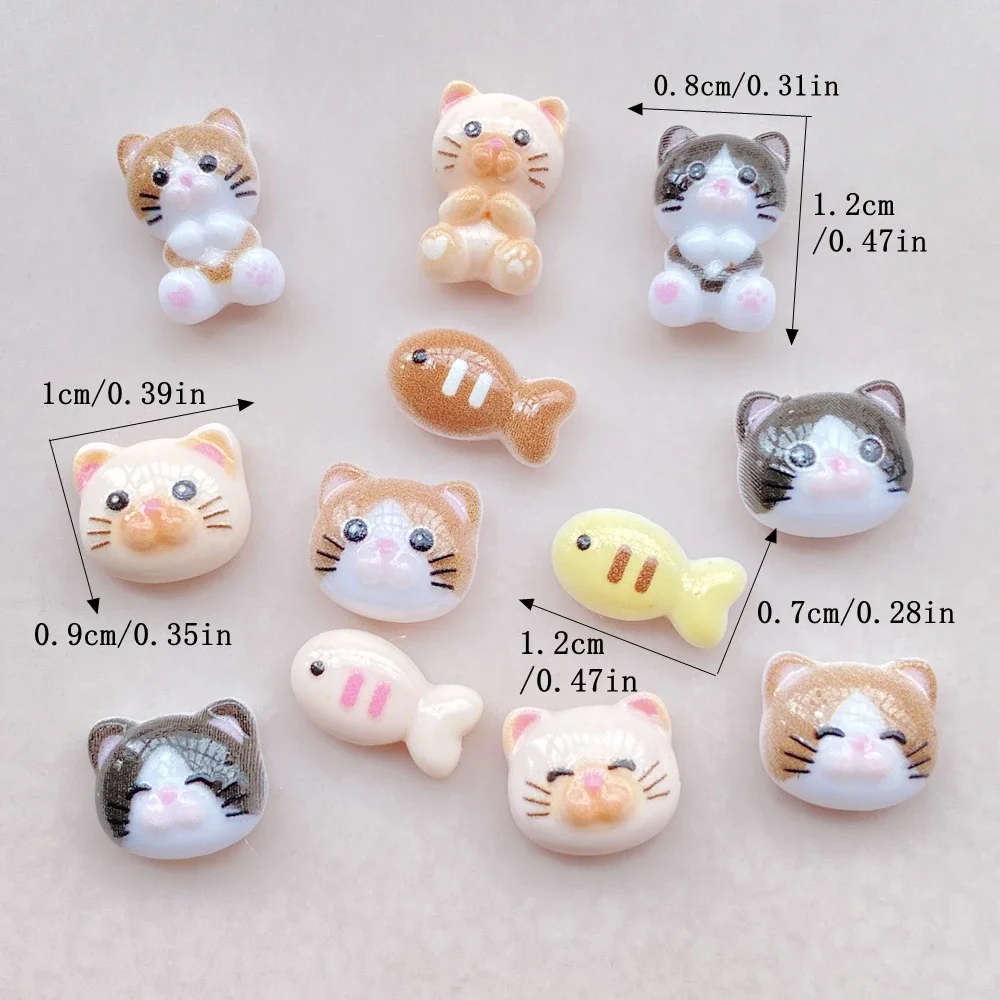 50pcs เรซิ่นมินิการ์ตูนแมวที่ม - Art Craft Cat บทวิจารณ์และราคา