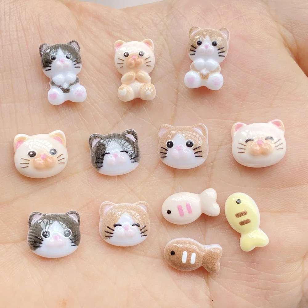 50pcs เรซิ่นมินิการ์ตูนแมวที่ม - Art Craft Cat บทวิจารณ์และราคา