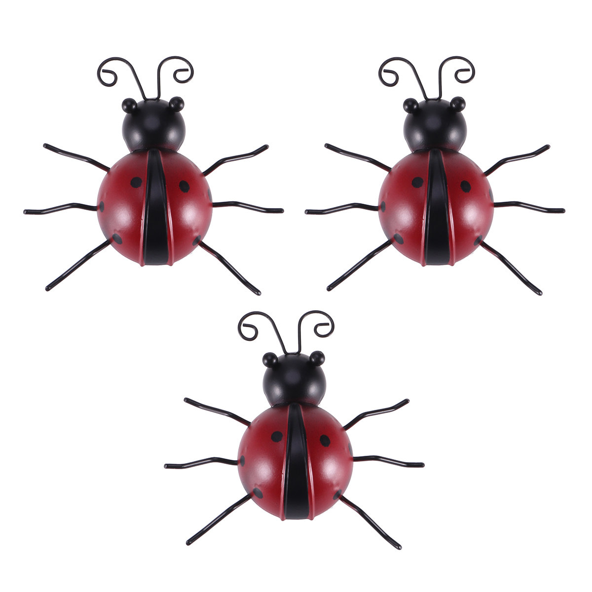 งานศิลปะติดผนังรูปเต่าทอง 3 ชิ - Art Craft Ladybug บทวิจารณ์และราคา