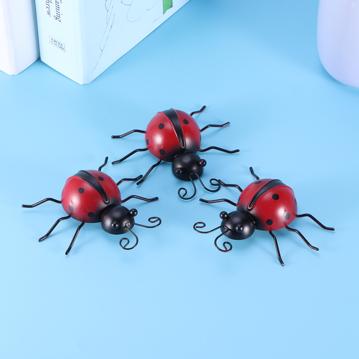 งานศิลปะติดผนังรูปเต่าทอง 3 ชิ - Art Craft Ladybug บทวิจารณ์และราคา