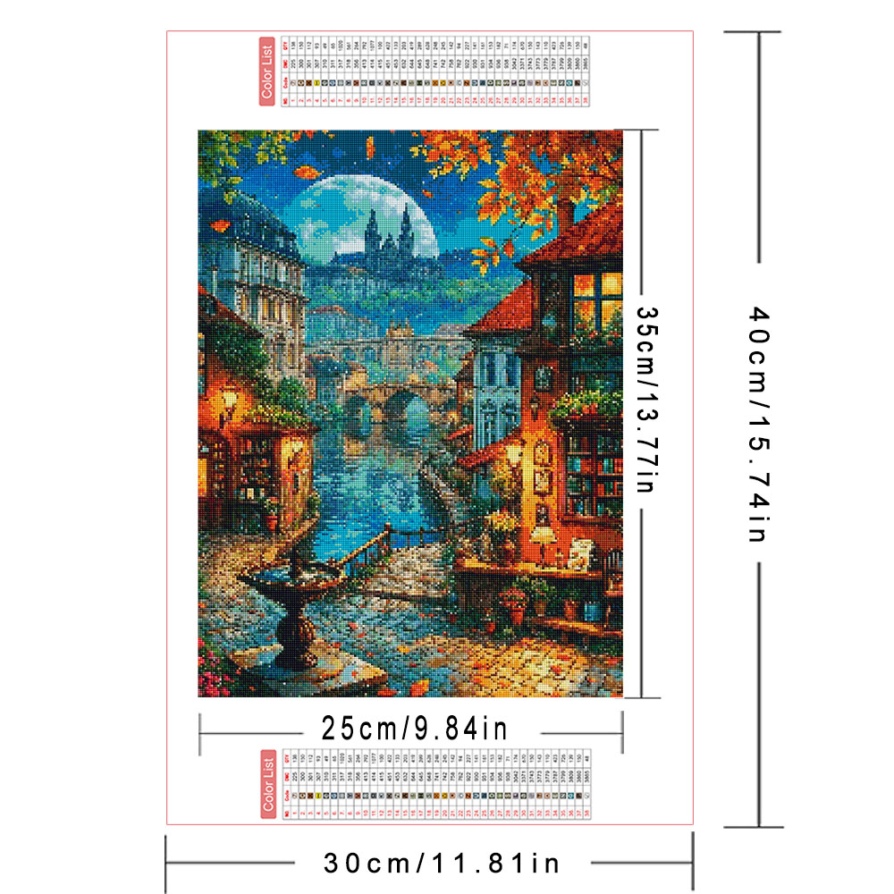 ภาพวาดเพชรแบบไร้กรอบ 1 ชิ้น ภา - Art Craft Hobbies บทวิจารณ์และราคา