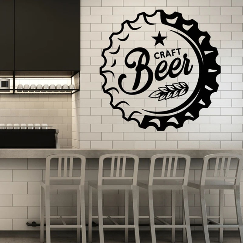 Wall Decal ดื่มเครื่องดื่มแอลก - Art Craft Logo บทวิจารณ์และราคา