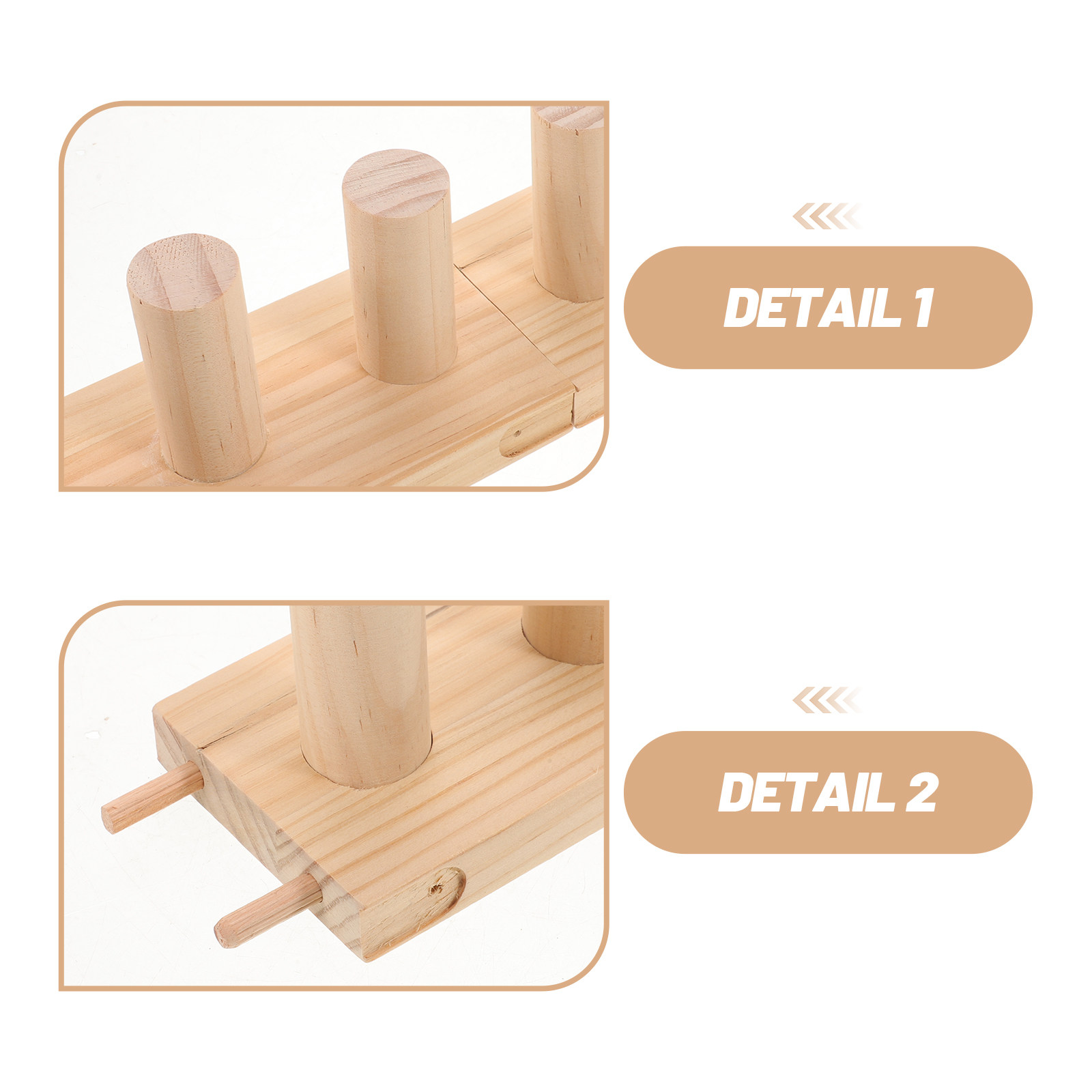 เครื่องถักนิตติ้งไม้ 3-in-1 สำ - Loom Weaving Frame บทวิจารณ์และราคา