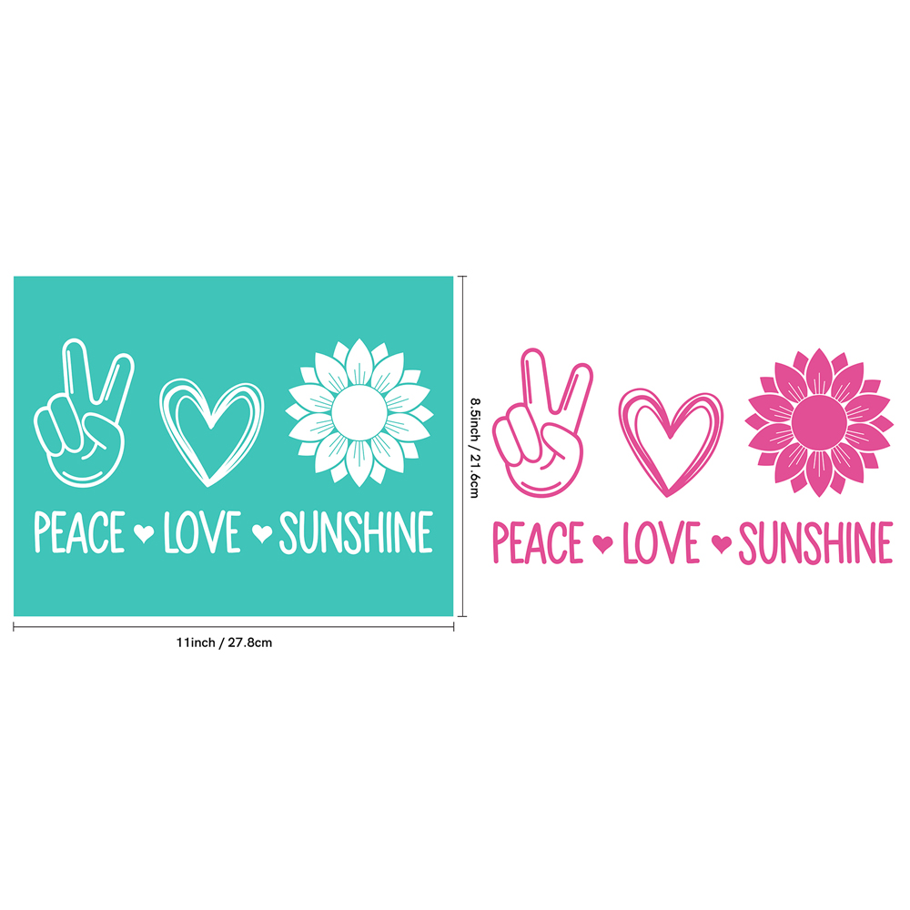 Peace and Love Silkscreen Sten - Silk Screen Printing บทวิจารณ์และราคา