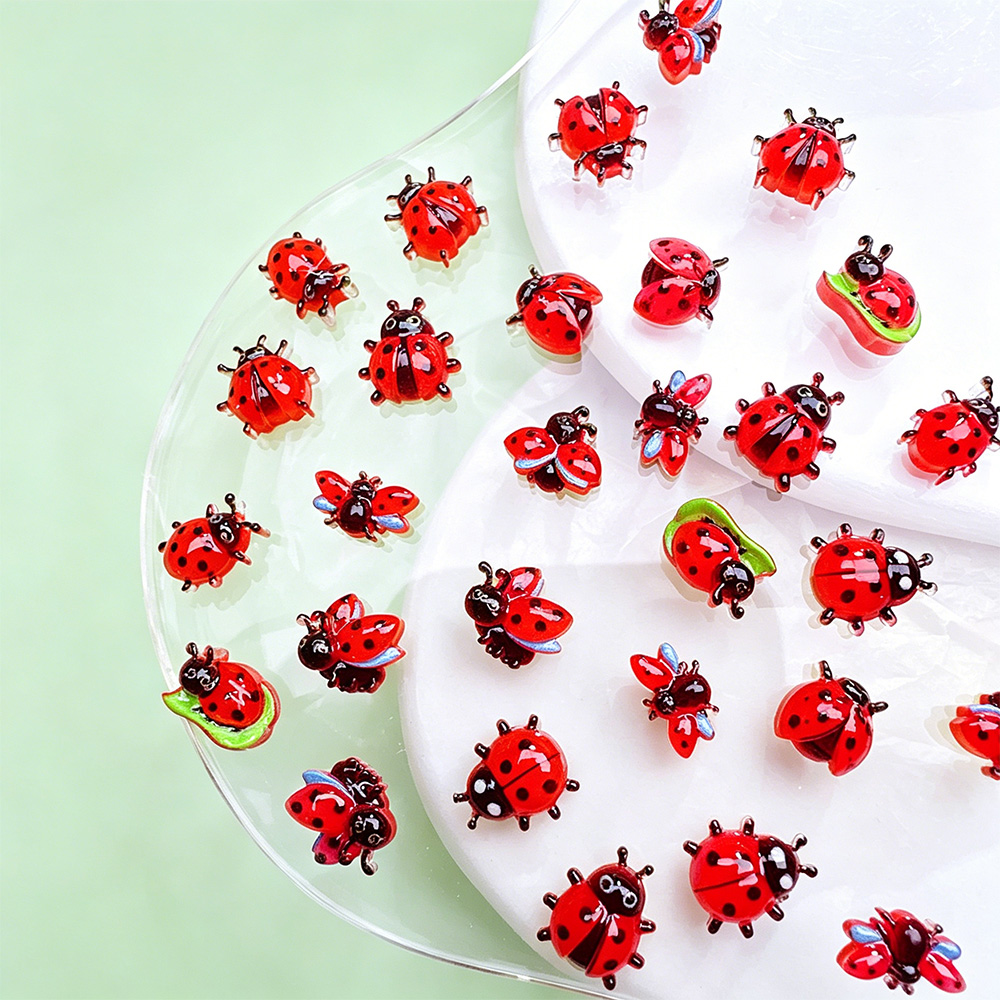 ชาร์มติดเล็บรูปเต่าทอง 3 มิติ  - Art Craft Ladybug บทวิจารณ์และราคา
