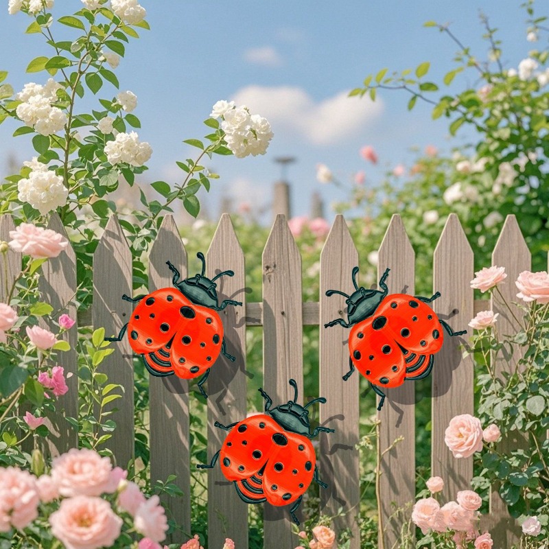 งานฝีมือเหล็กรูปผีเสื้อ 3 ชิ้น - Art Craft Ladybug บทวิจารณ์และราคา