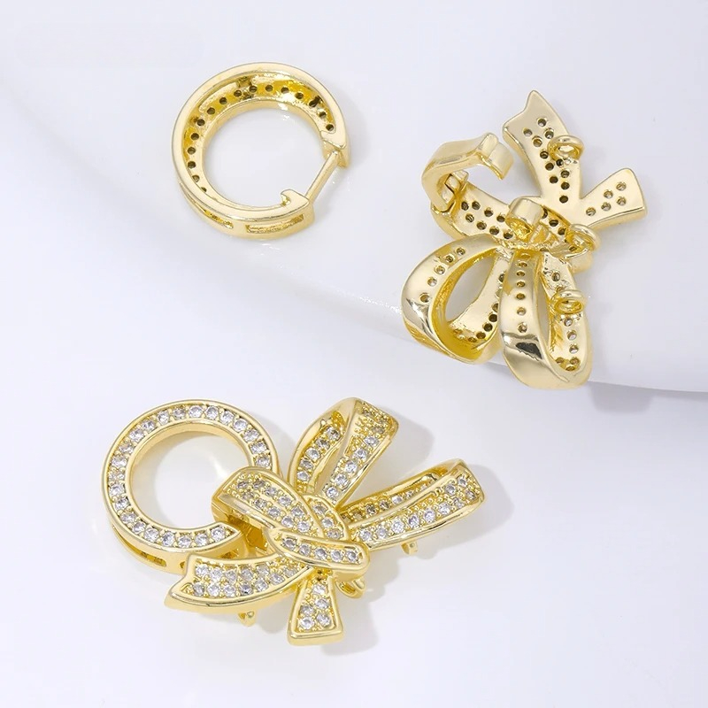 ตัวล็อกแบบผีเสื้อ 3 วง ชุบทอง  - Art Craft Diy บทวิจารณ์และราคา