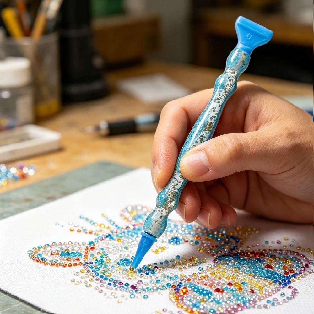 ชุดอุปกรณ์ปากกาเพชร DIY คุณภาพ - Diamond Painting Kit บทวิจารณ์และราคา