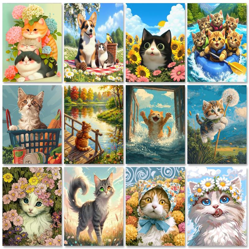 ชุดระบายสีตามตัวเลข GATYZTORY  - Art Craft Cat บทวิจารณ์และราคา