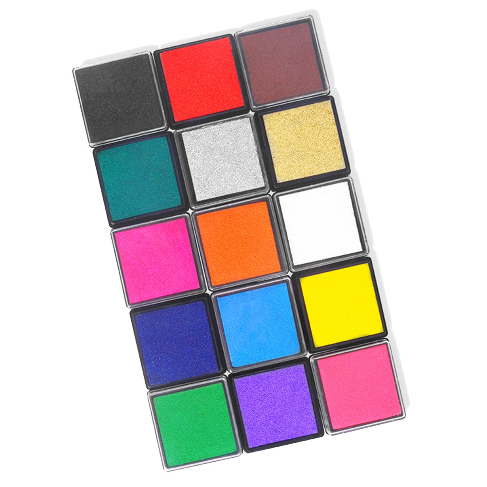 1 ชุด 15 สี - หมึกนิ้วละลายน้ำ - Art Craft Easy บทวิจารณ์และราคา