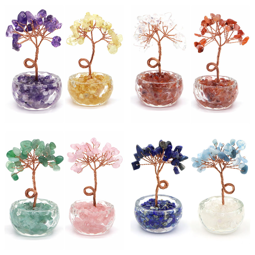 ต้นไม้นำโชคคริสตัลอัญมณีธรรมชา - Art Craft Christmas บทวิจารณ์และราคา