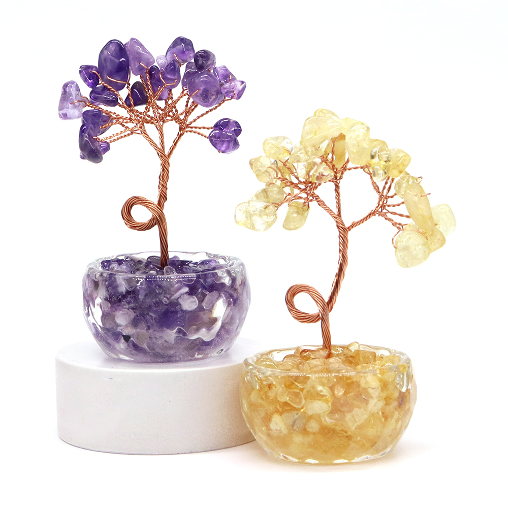 ต้นไม้นำโชคคริสตัลอัญมณีธรรมชา - Art Craft Christmas บทวิจารณ์และราคา