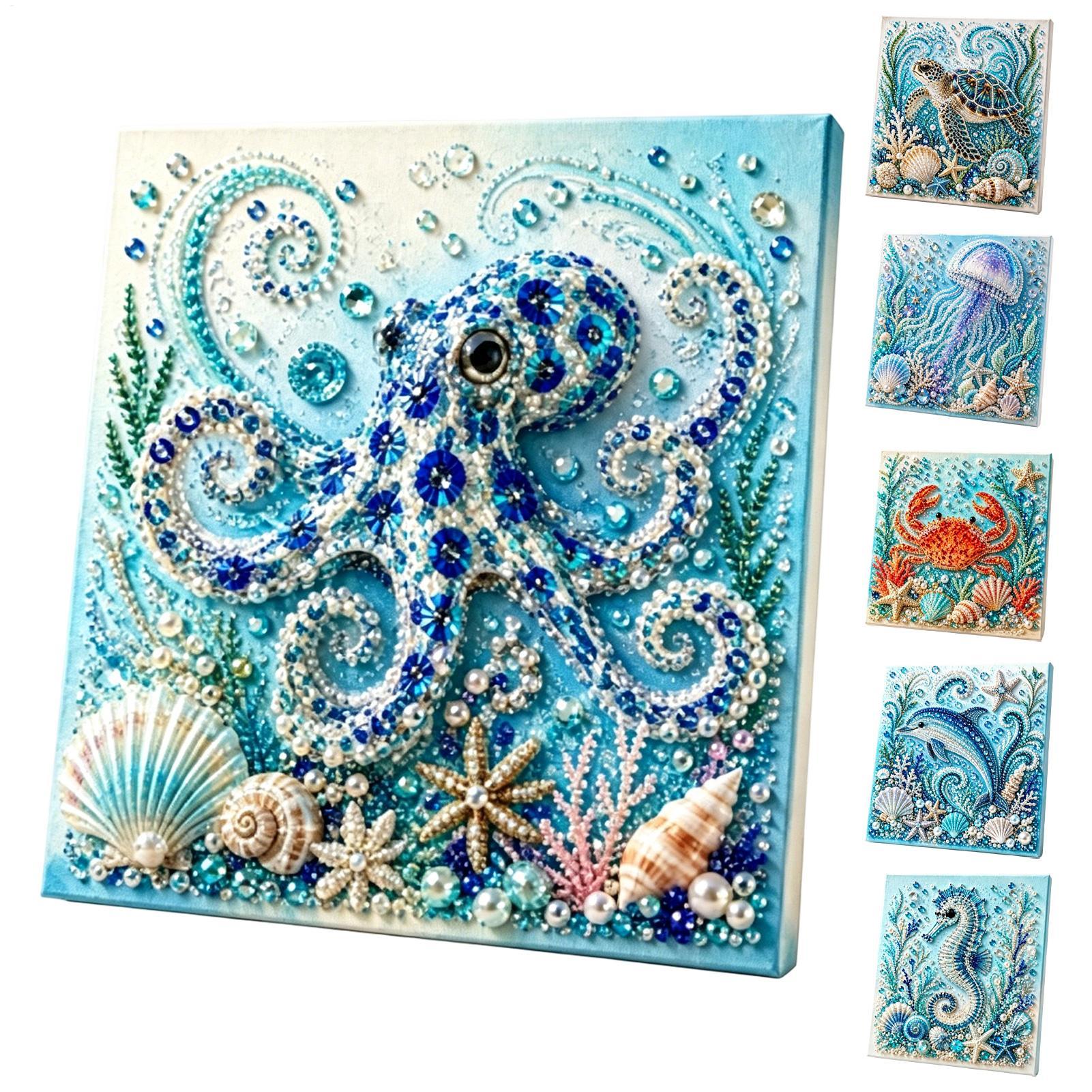 ชุดงานฝีมือไข่มุกธีมมหาสมุทร D - Art Craft Jellyfish บทวิจารณ์และราคา