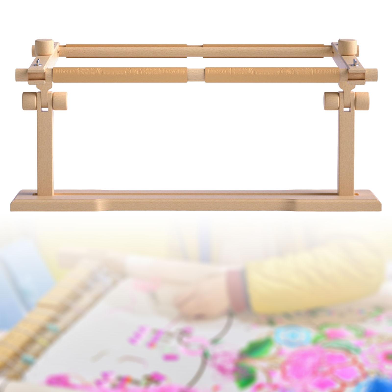 ขาตั้งกรอบปักผ้าไม้บีชเรียบเนี - Loom Weaving Frame บทวิจารณ์และราคา