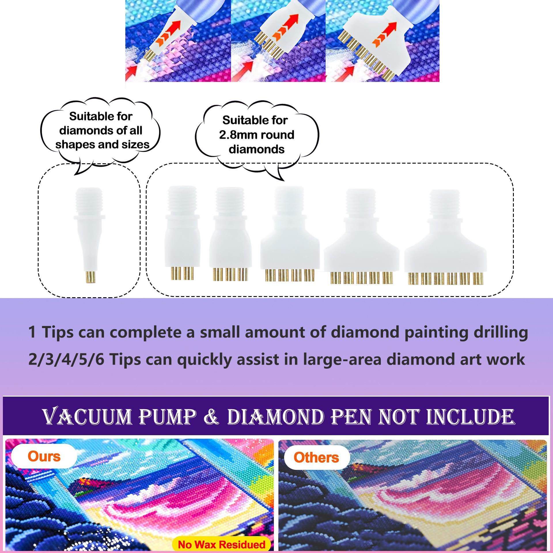 ชุดหัวปากกาสุญญากาศสำหรับงานเพ - Diamond Painting Kit บทวิจารณ์และราคา