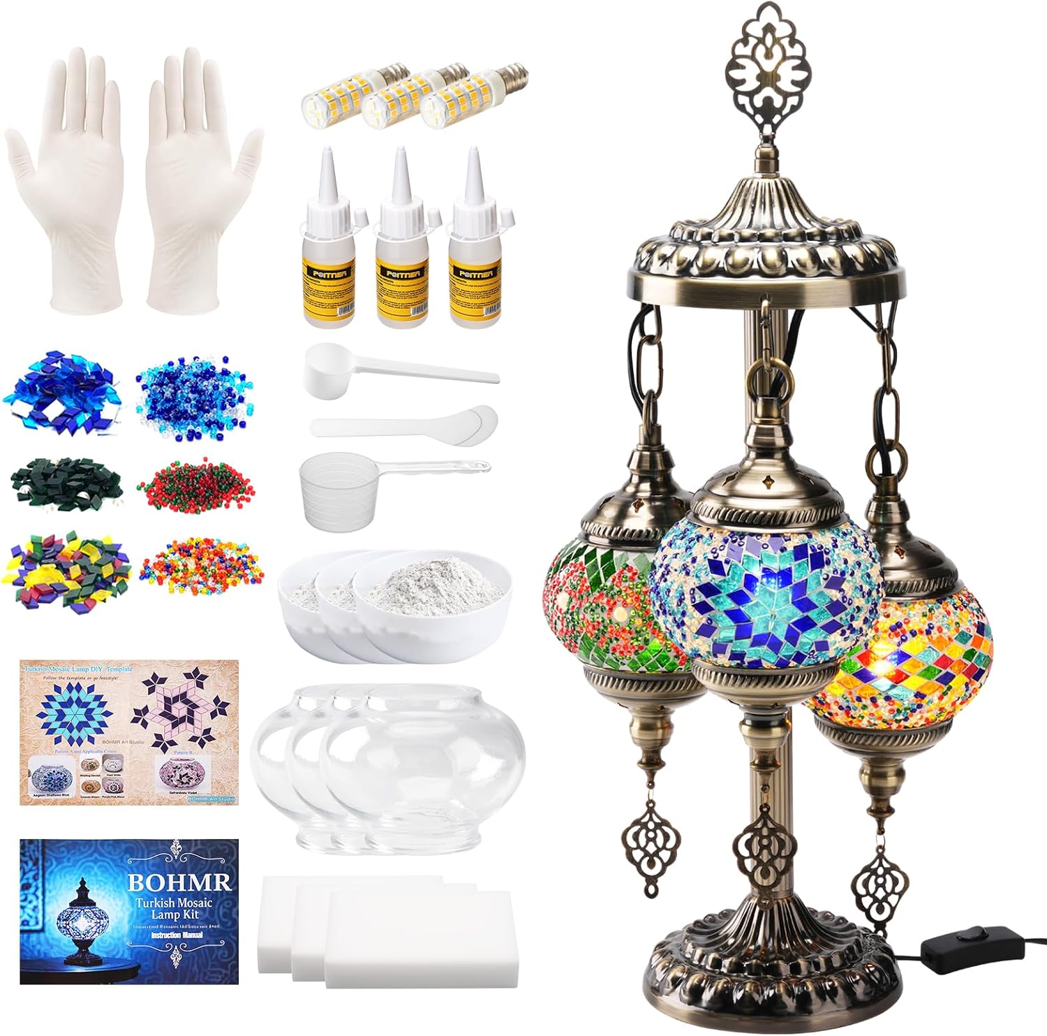 ชุดทำโคมไฟโมเสคแบบตุรกี 3 ทรงก - Art Craft Diy บทวิจารณ์และราคา
