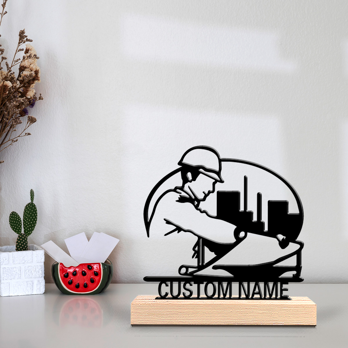 งานฝีมือประติมากรรมโลหะรูปคนงา - Art Craft Wood บทวิจารณ์และราคา
