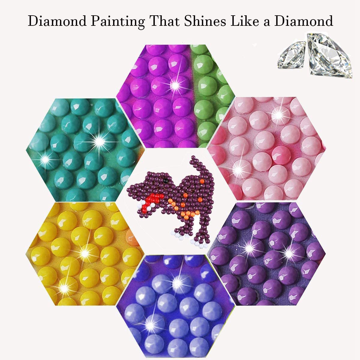 AEE6-ชุดภาพวาด 5D สำหรับเด็ก,  - Art Craft Animals บทวิจารณ์และราคา