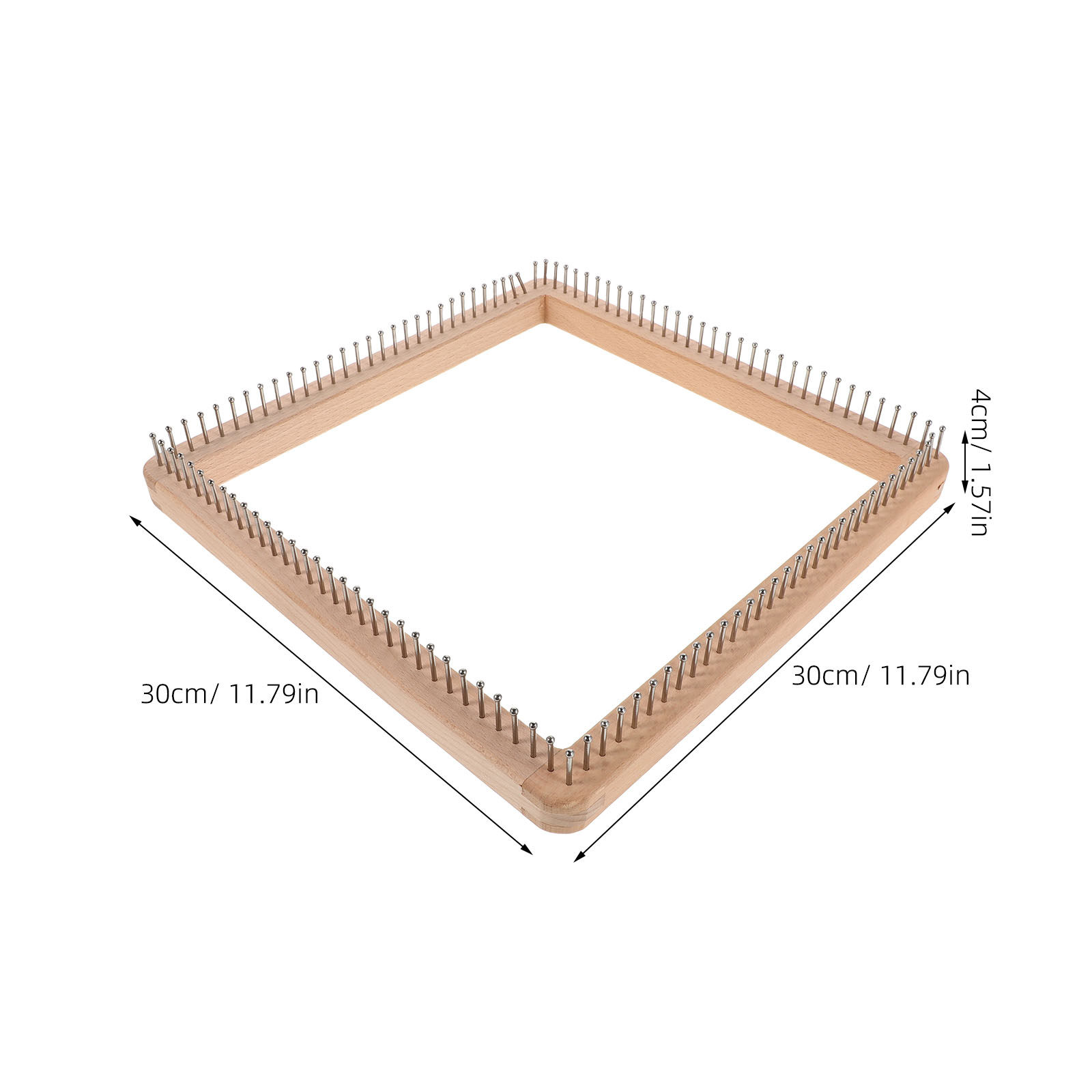 เครื่องทอผ้าไม้ 30x30 ซม. แผ่น - Loom Weaving Frame บทวิจารณ์และราคา