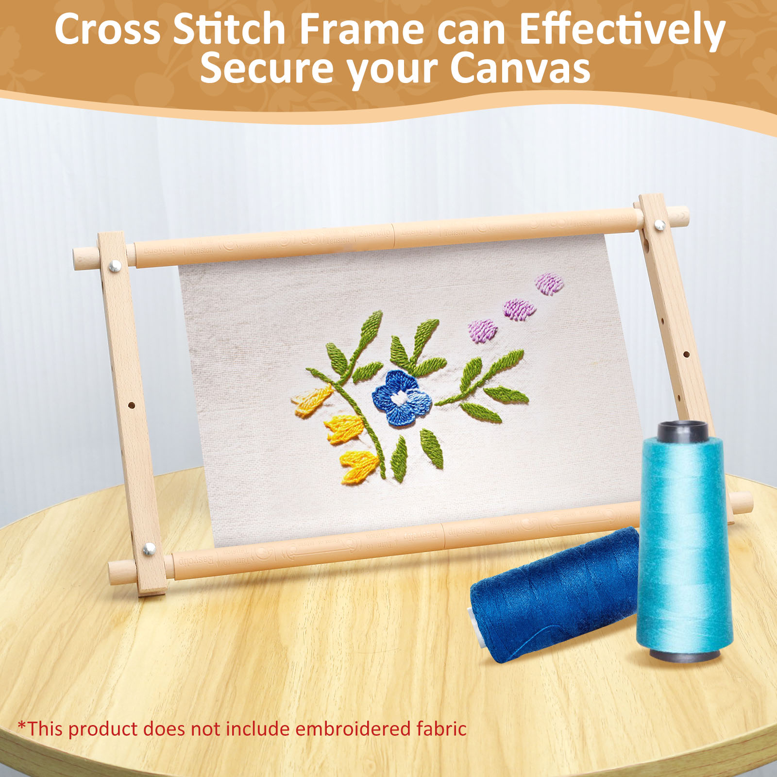 กรอบไม้บีชสำหรับงานปักผ้า งานป - Loom Weaving Frame บทวิจารณ์และราคา