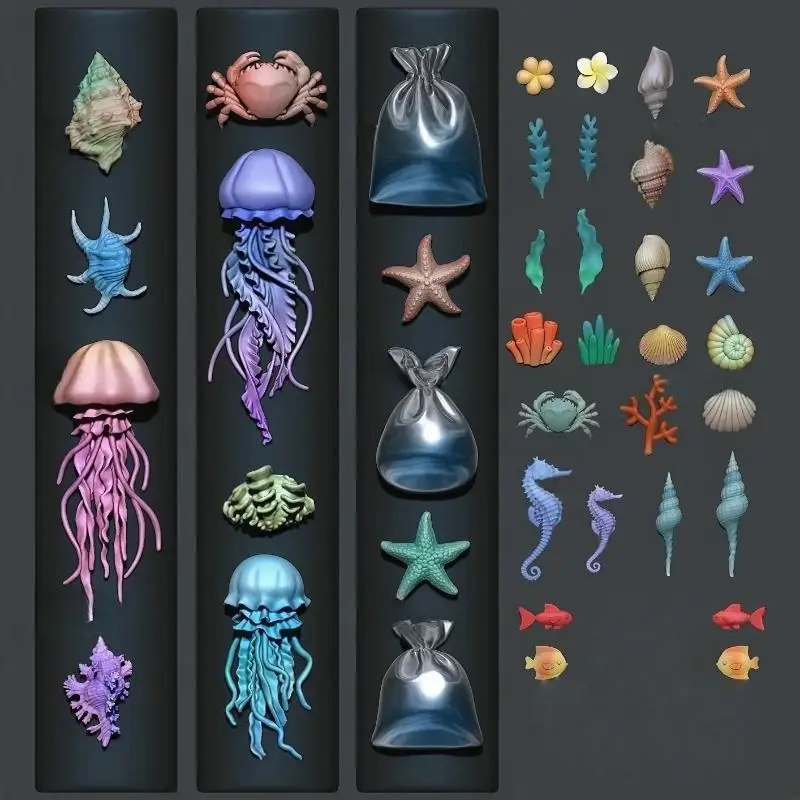 แม่พิมพ์ซิลิโคน 3 มิติ ลายทะเล - Art Craft Jellyfish บทวิจารณ์และราคา