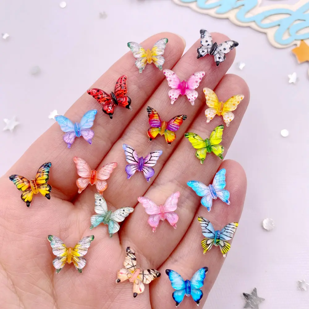 50PCS 10mm ผสมเรซิ่นมินิคริสตั - Art Craft New Year บทวิจารณ์และราคา