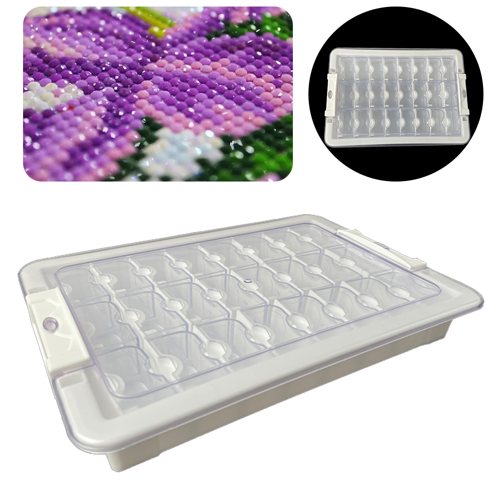 ชุดกล่องเก็บลูกปัดสำหรับงานเพช - Diamond Painting Kit บทวิจารณ์และราคา
