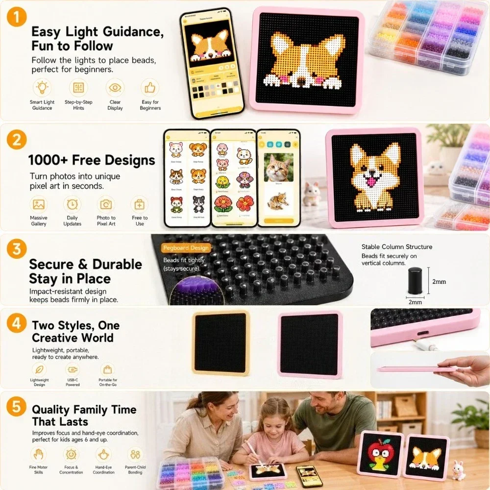 แผงไฟ LED Smart Fuse Bead Pegb - Art Craft Diy บทวิจารณ์และราคา