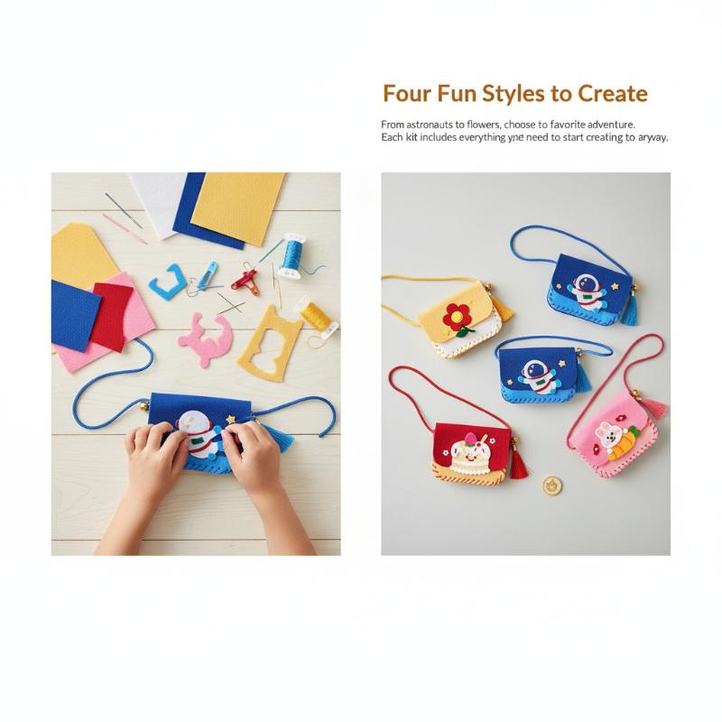 ชุดทำกระเป๋าผ้าสักหลาดสำหรับเด - Art Craft Toys บทวิจารณ์และราคา