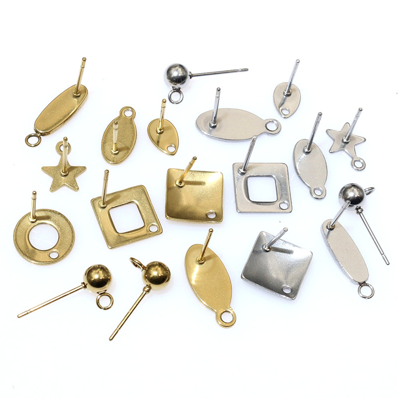 20ชิ้นสแตนเลสหัตถกรรมต่างหูกระ - Art Craft Diy บทวิจารณ์และราคา